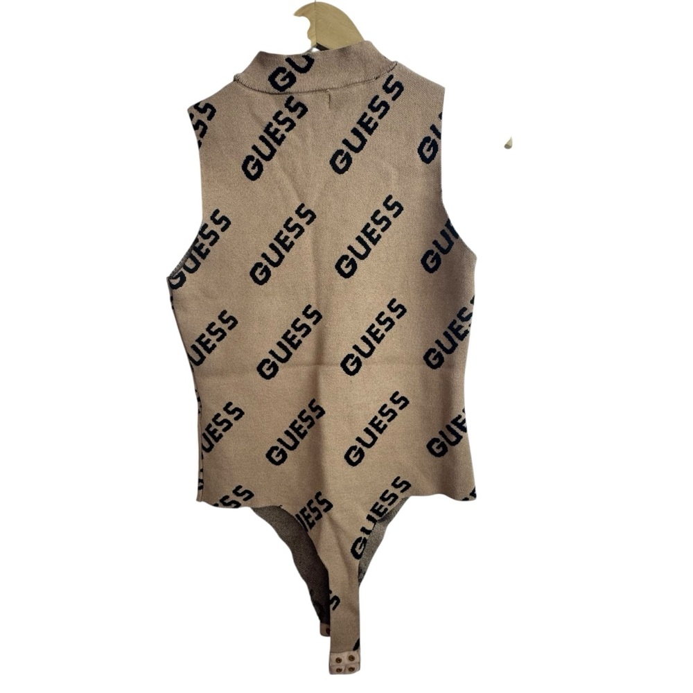 Guess Ibis Logo Bodysuit Size Large NWT